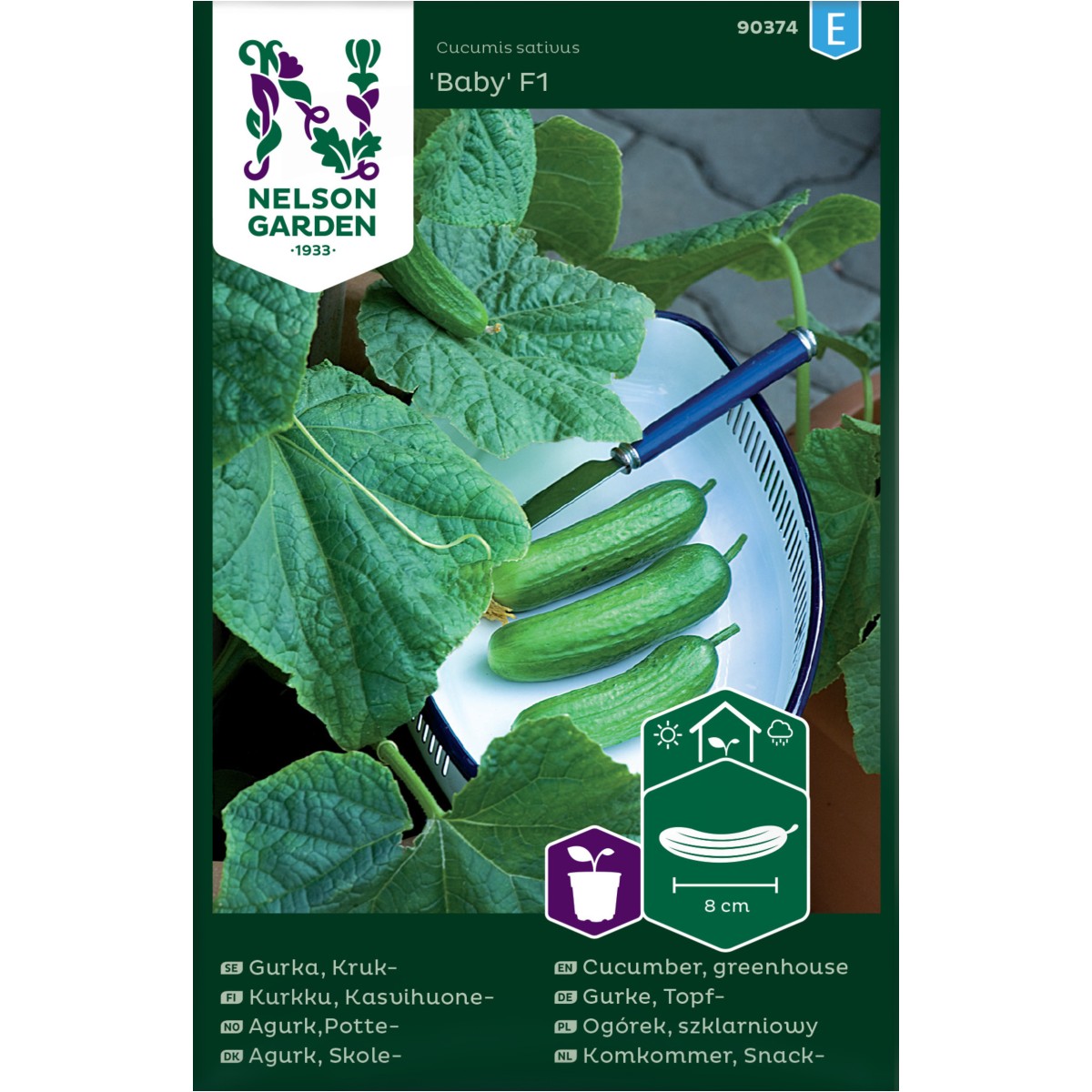 Nelson Garden Agurkfrø, Baby F1