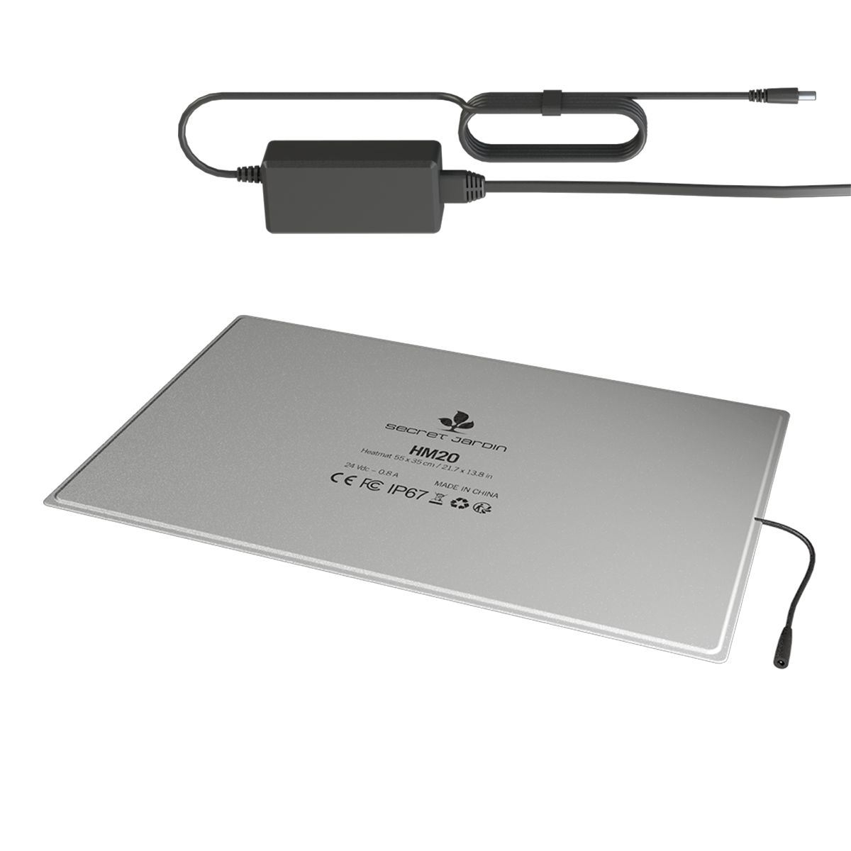 Secret Jardin Varmematte 20W Inkl. Adapter