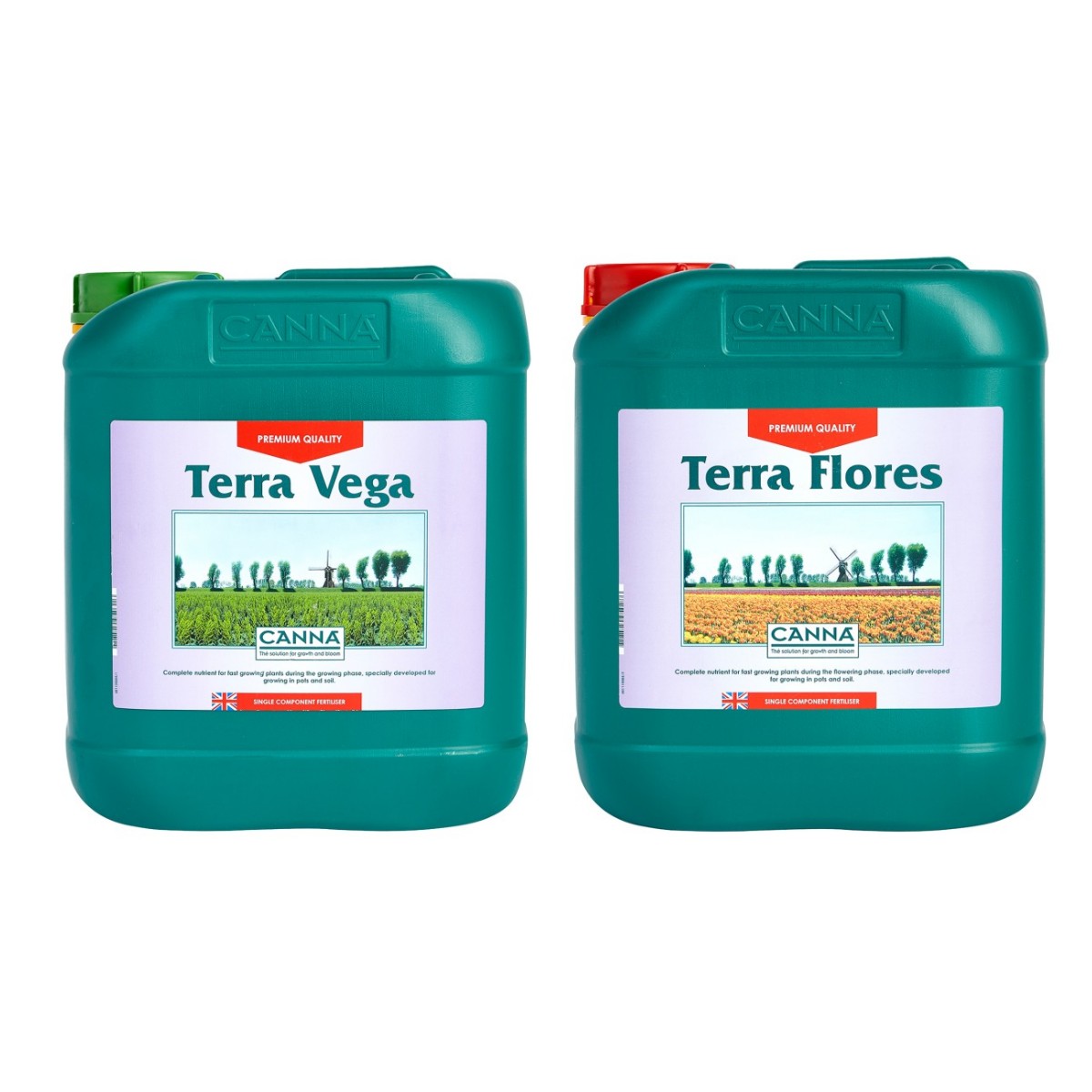 CANNA Terra Vega 5L + Terra Flores 5L