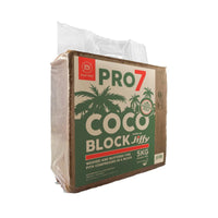 produktbilde av PRO7 5kg kokosblokk "Coco block" fra Jiffy