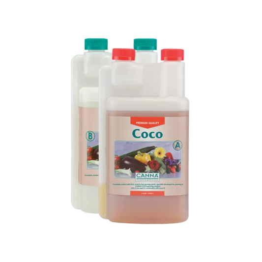 produktbilde av 2 flasker Canna coco blomsternæring